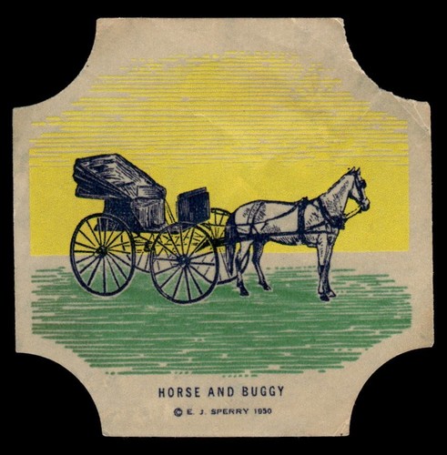 1950 horse and buggy - 1950,